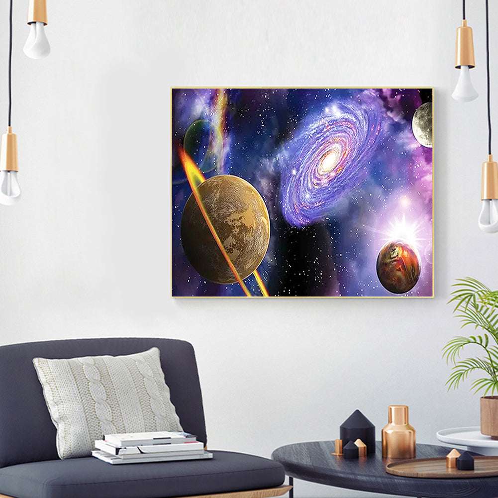 Cosmic Galaxy - Full Round Drill Diamond Painting 60*50CM