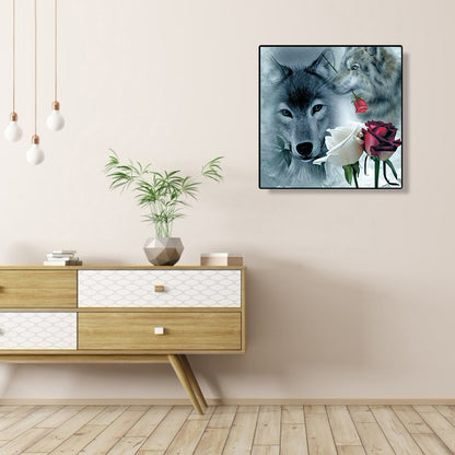 Wolf - Full Round Drill Diamond Painting 40*40CM
