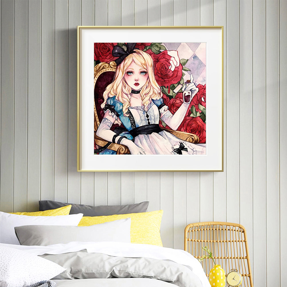 Watercolor Beauty - 11CT Stamped Cross Stitch 40*40CM