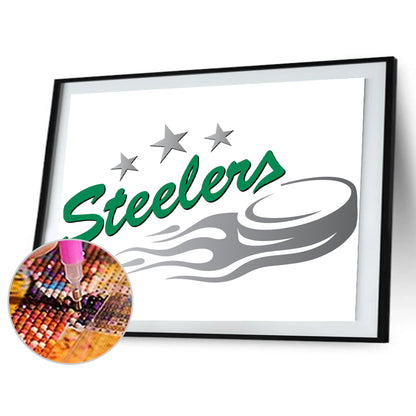 Bietigheim Steelers Logo - Full Round Drill Diamond Painting 40*30CM