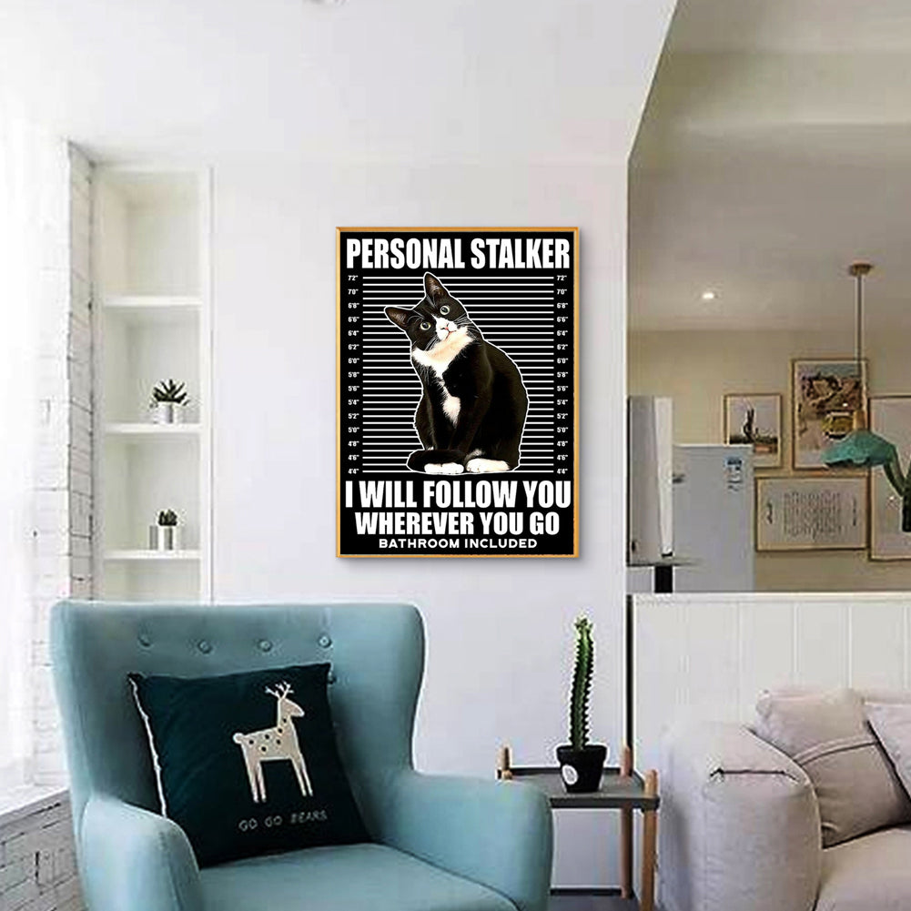 Small Animal Calligraphy And Painting - Full Round Drill Diamond Painting 30*40CM