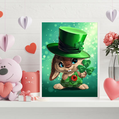 Rabbit - Full Round Drill Diamond Painting 30*40CM