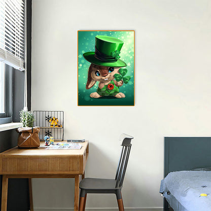 Rabbit - Full Round Drill Diamond Painting 30*40CM