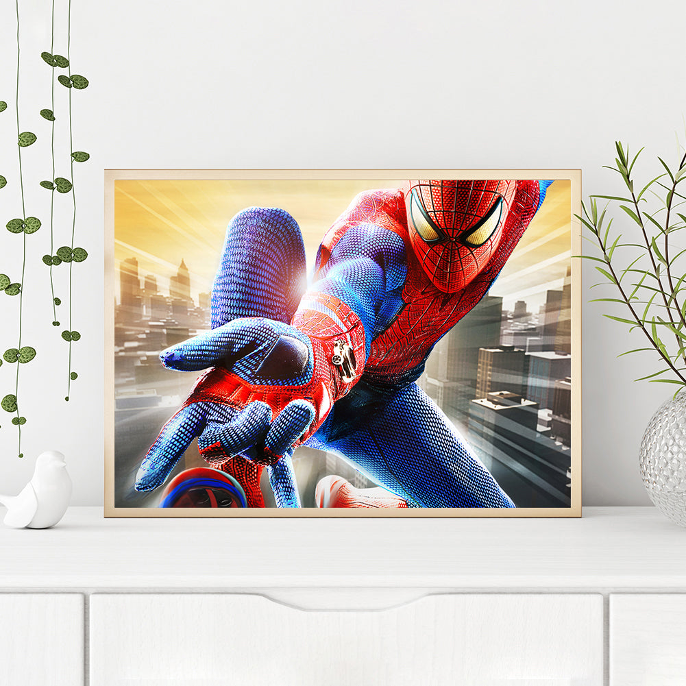 Spiderman - Full Round Drill Diamond Painting 40*30CM