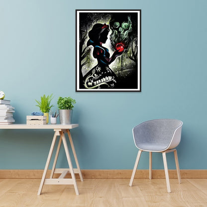 Silhouette Disney - Full Round Drill Diamond Painting 50*60CM