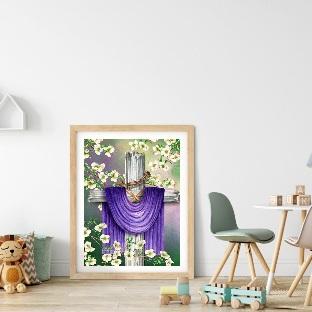 Cross - 11CT Stamped Cross Stitch 40*50CM