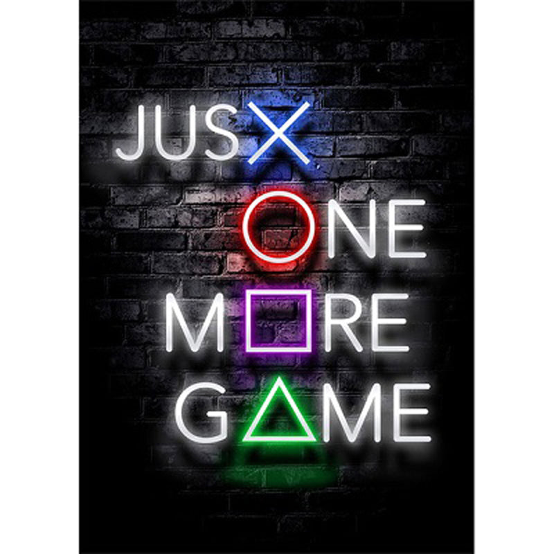 Neon Calligraphy - Full Round Drill Diamond Painting 30*40CM