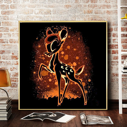 Silhouette - Full Round Drill Diamond Painting 40*40CM