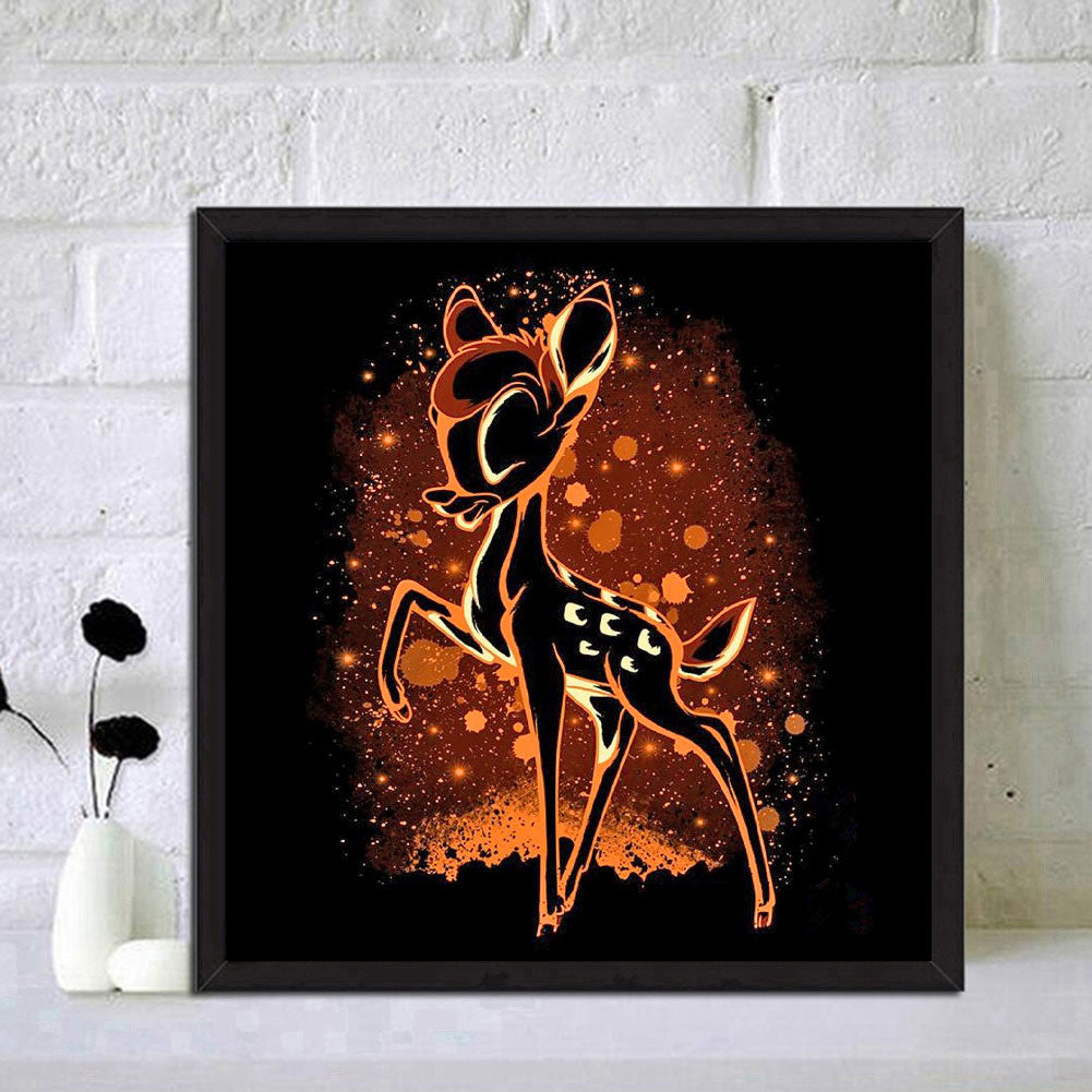 Silhouette - Full Round Drill Diamond Painting 40*40CM