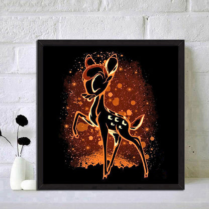 Silhouette - Full Round Drill Diamond Painting 40*40CM