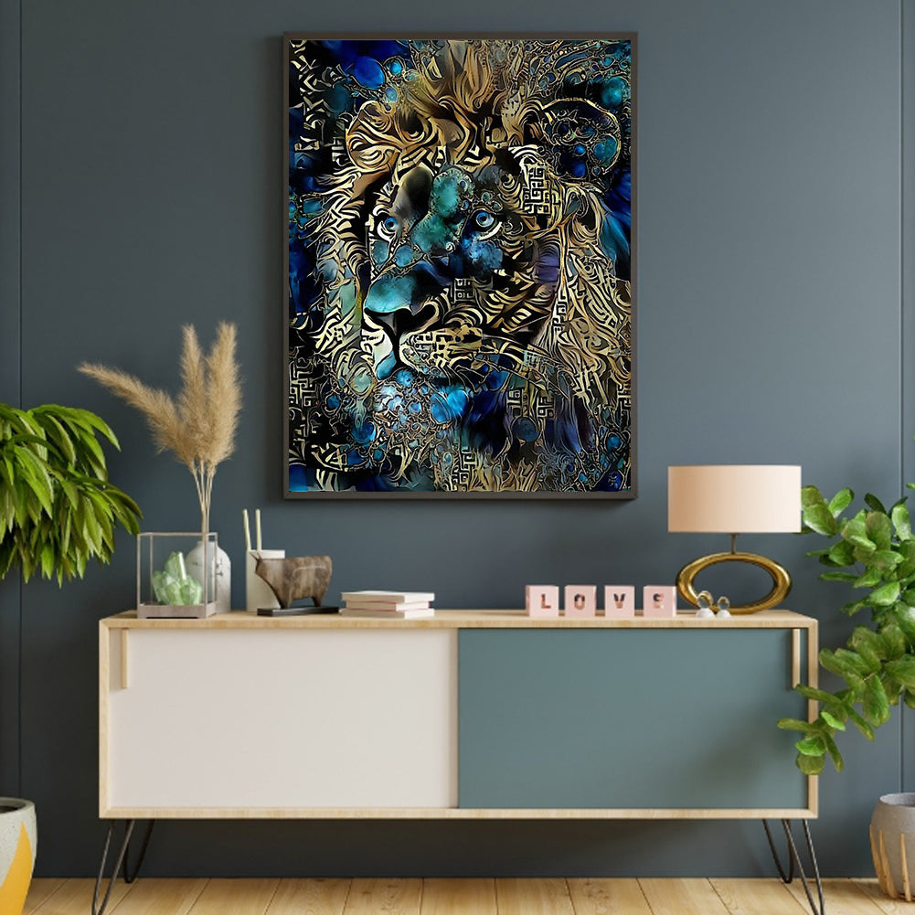 Lion - Full Square Drill Diamond Painting 30*40CM