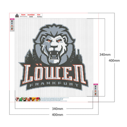 Lion Frankfurt Ice Hockey - Full Round Drill Diamond Painting 40*40CM