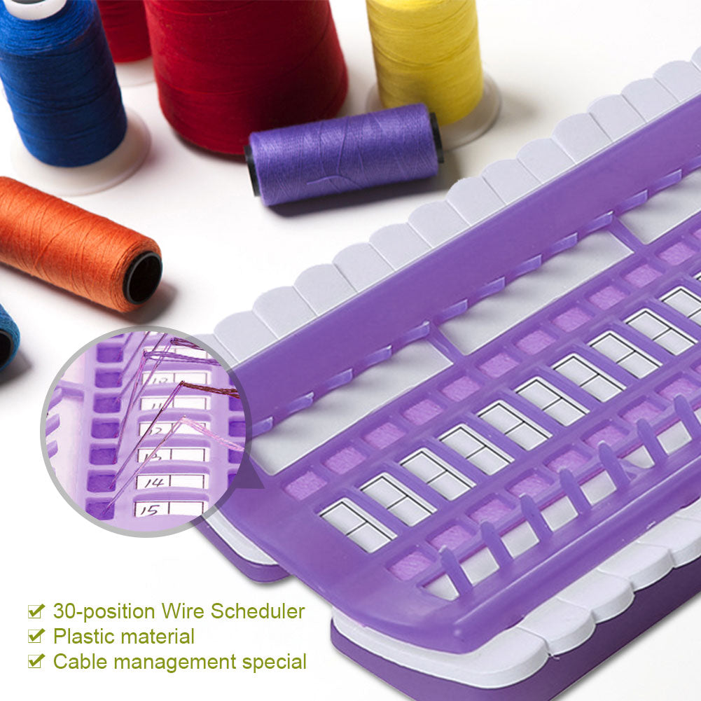 Cross Stitch Row Line Tools 30-Bit Embroidery Floss Thread Organizer Holder