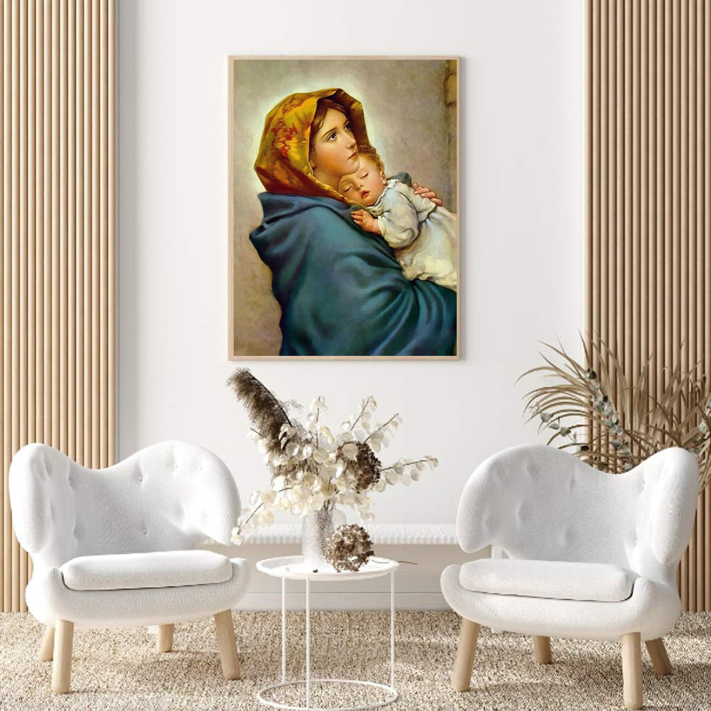 Mother'S Day - Full Round Drill Diamond Painting 30*40CM