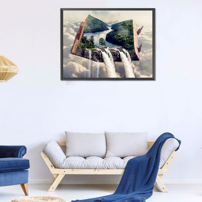 Book World - Full Round Drill Diamond Painting 60*50CM