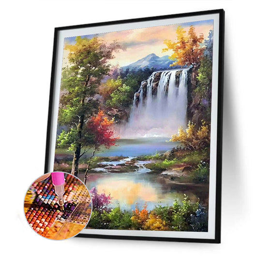 Fall - Full Round Drill Diamond Painting 30*40CM