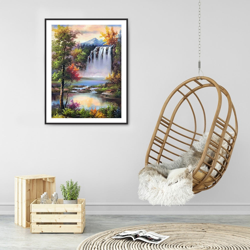 Fall - Full Round Drill Diamond Painting 30*40CM