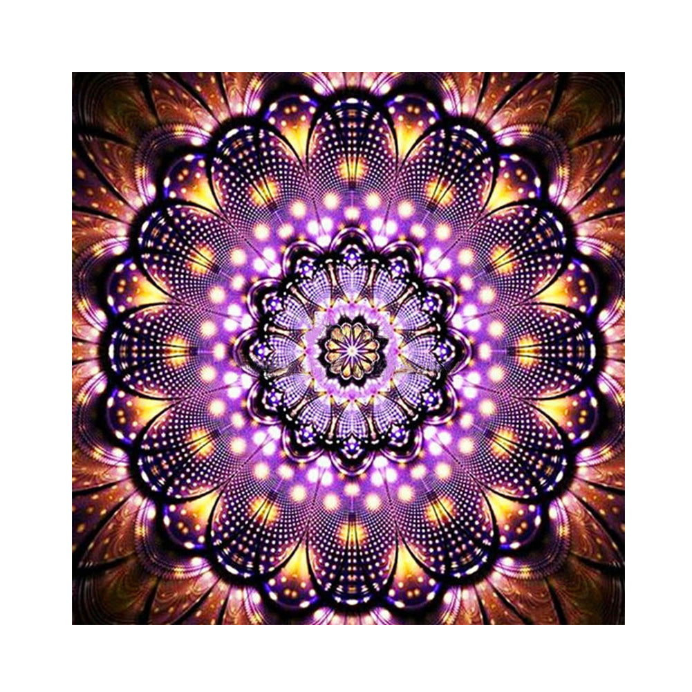 Mandala - Full Round Drill Diamond Painting 30*30CM