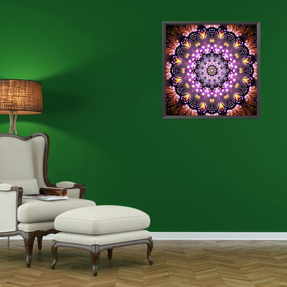 Mandala - Full Round Drill Diamond Painting 30*30CM