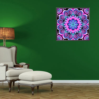 Mandala - Full Round Drill Diamond Painting 30*30CM