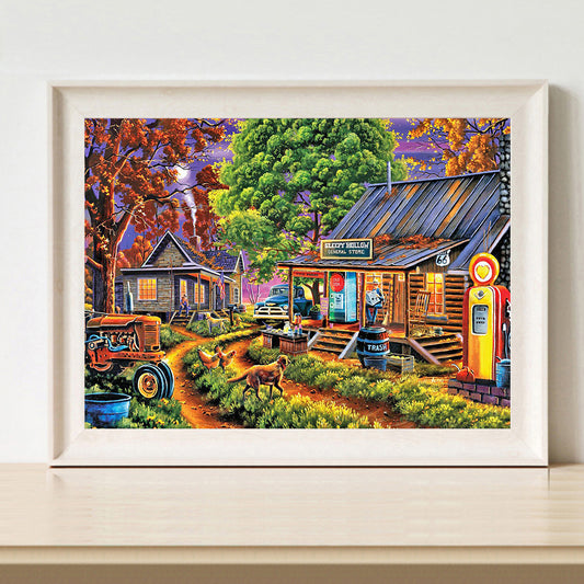 Farm House - Full Round Drill Diamond Painting 40*30CM