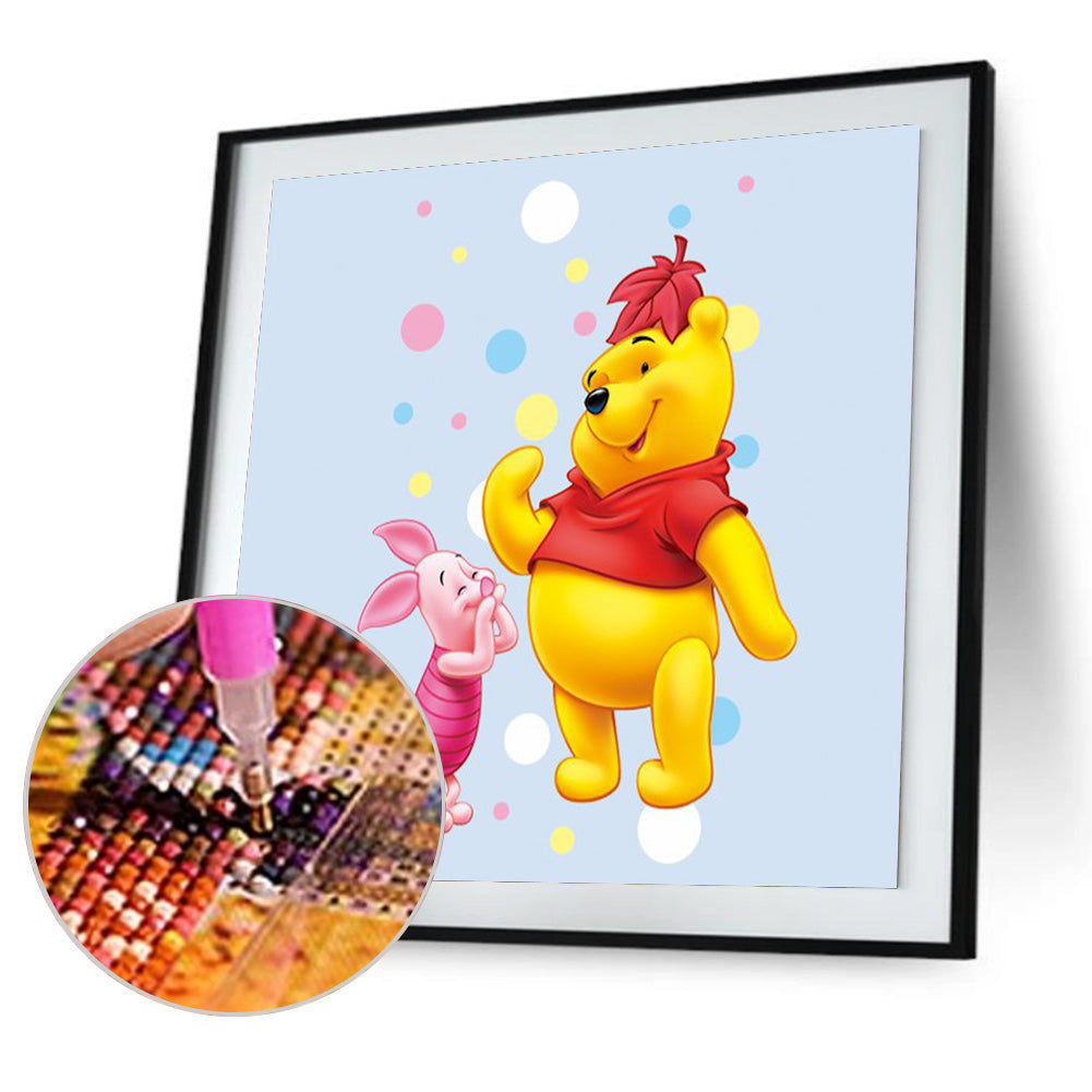 Winnie The Pooh - Full Round Drill Diamond Painting 30*30CM
