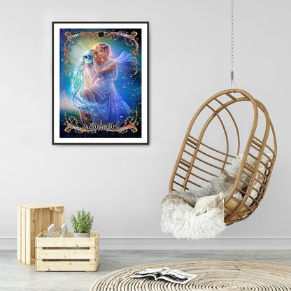 Aquarius God - Full Round Drill Diamond Painting 40*50CM