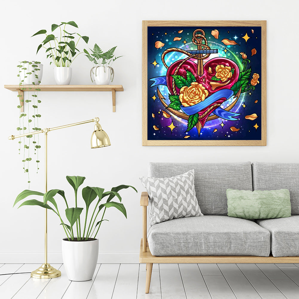Love - Full Round Drill Diamond Painting 40*40CM