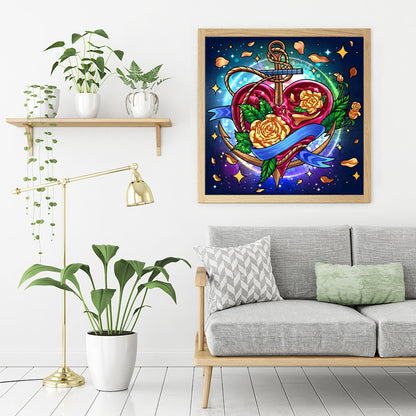 Love - Full Round Drill Diamond Painting 40*40CM