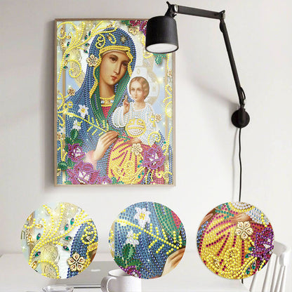 Religion - Special Shaped Drill Diamond Paiting 25*30cm