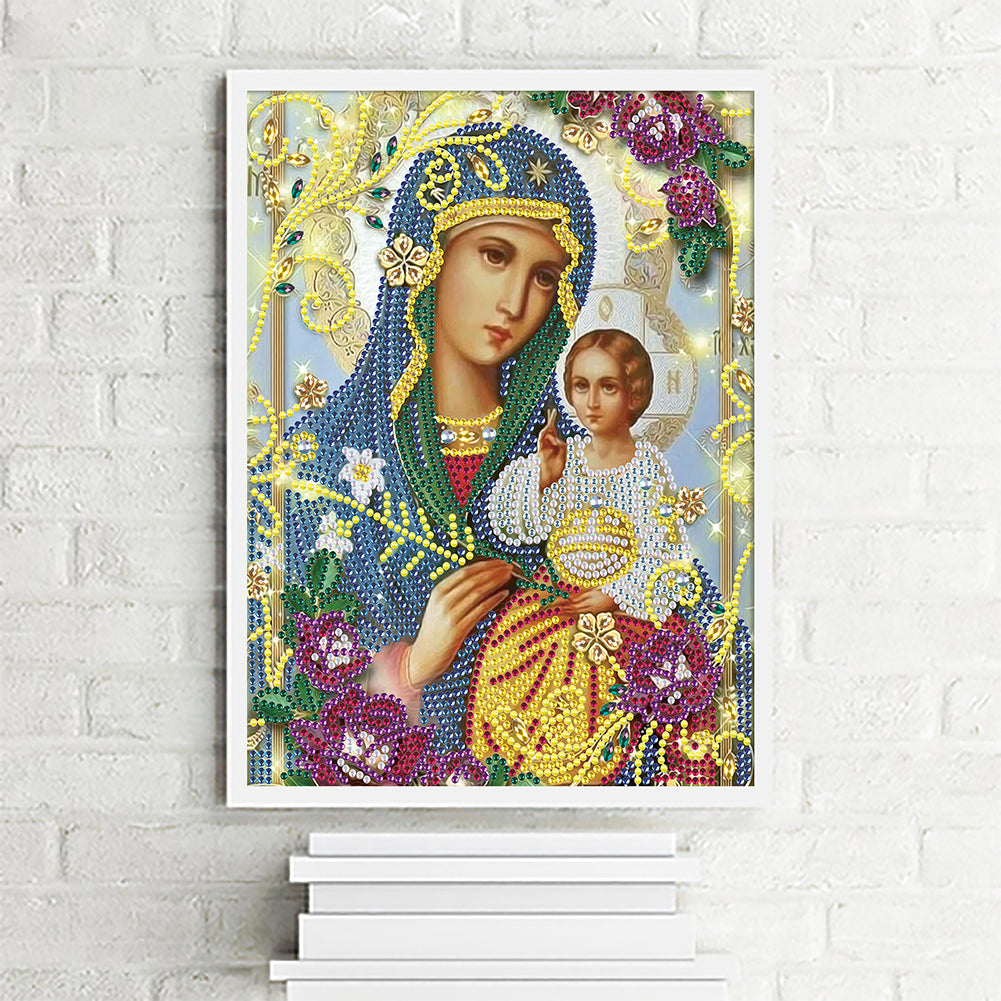 Religion - Special Shaped Drill Diamond Paiting 25*30cm