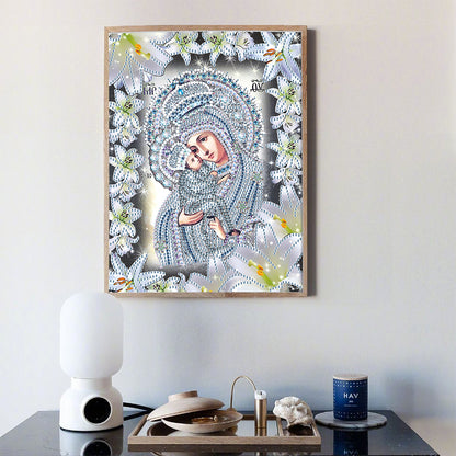 Religion - Special Shaped Drill Diamond Paiting 25*30cm