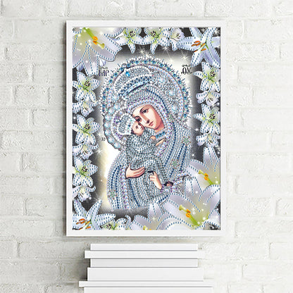 Religion - Special Shaped Drill Diamond Paiting 25*30cm