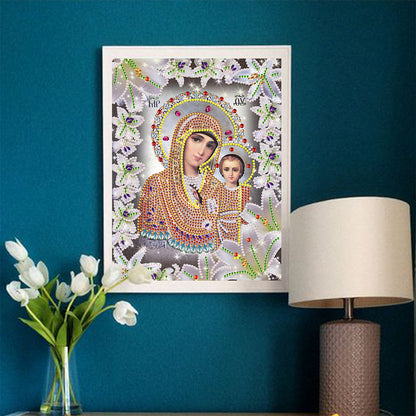 Religion - Special Shaped Drill Diamond Paiting 25*30cm