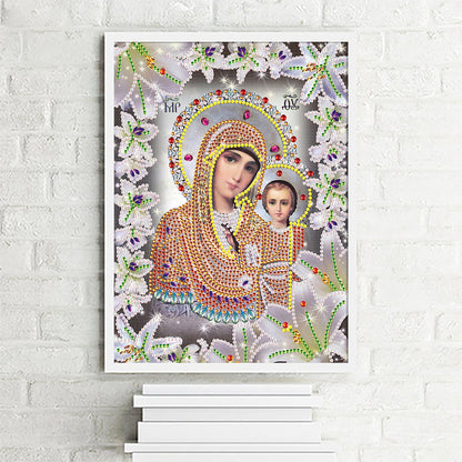 Religion - Special Shaped Drill Diamond Paiting 25*30cm
