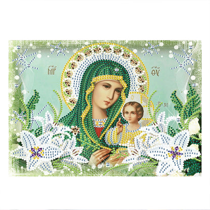 Religion - Special Shaped Drill Diamond Paiting 30*25cm