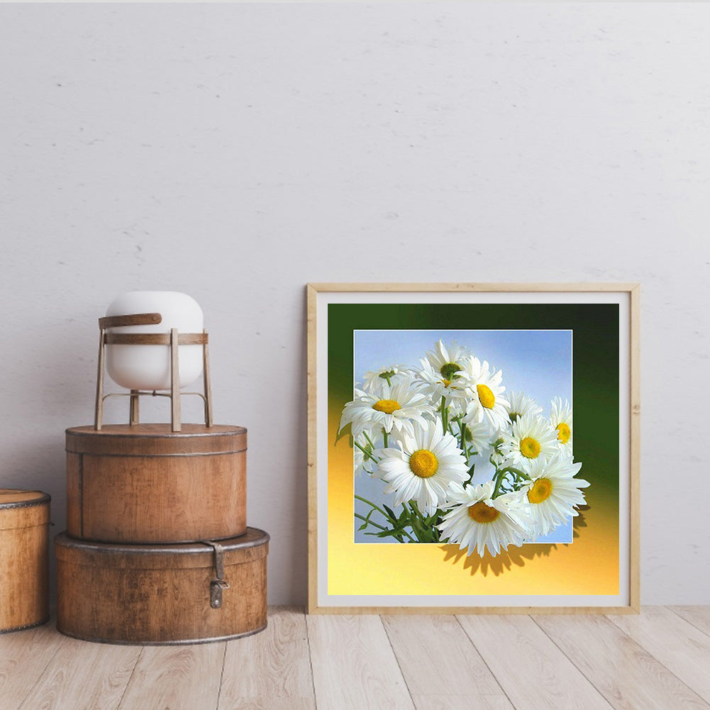 Chrysanthemum Bouquet - Full Square Drill Diamond Painting 40*40CM
