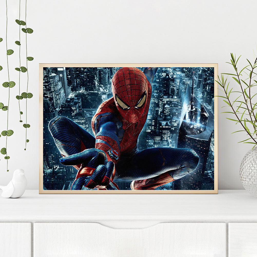 Spiderman - Full Round Drill Diamond Painting 50*40CM