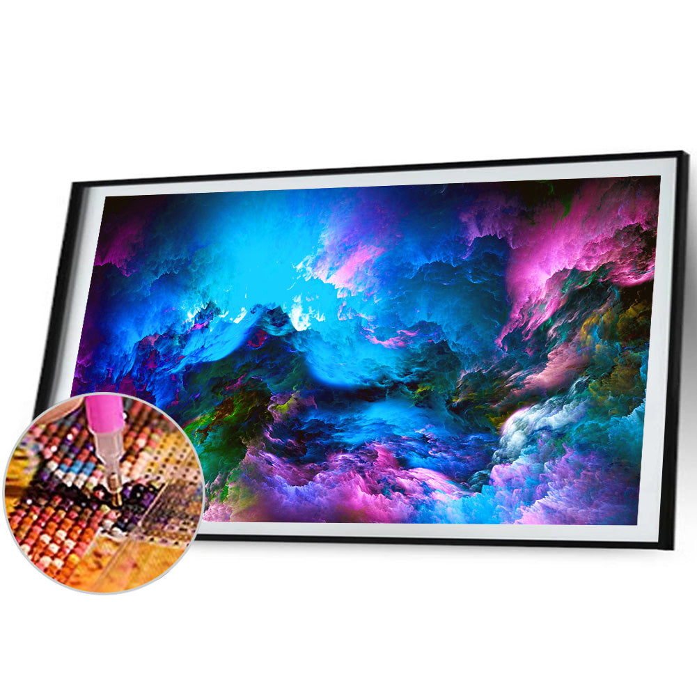 Aurora Clouds - Full Round Drill Diamond Painting 80*40CM