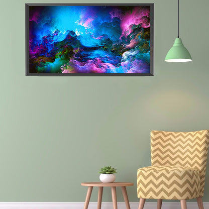 Aurora Clouds - Full Round Drill Diamond Painting 80*40CM