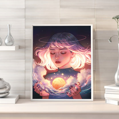 Fantasy Beauty - 11CT Stamped Cross Stitch 40*50CM