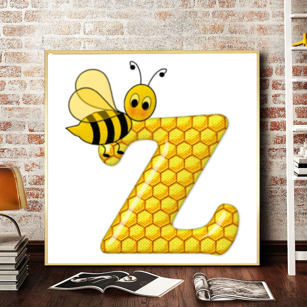 Bee - Full Round Drill Diamond Painting 30*30CM