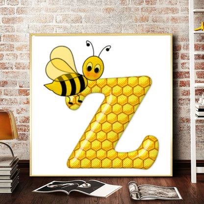 Bee - Full Round Drill Diamond Painting 30*30CM