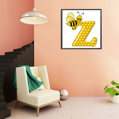Bee - Full Round Drill Diamond Painting 30*30CM