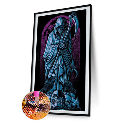 Dark Skull - Full Round Drill Diamond Painting 40*70CM