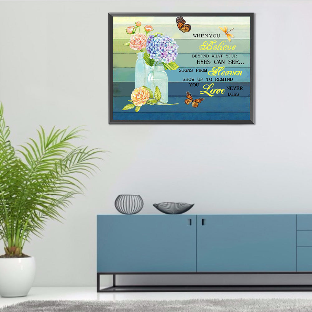 Flowers And Herbs In English - Full Round Drill Diamond Painting 50*40CM