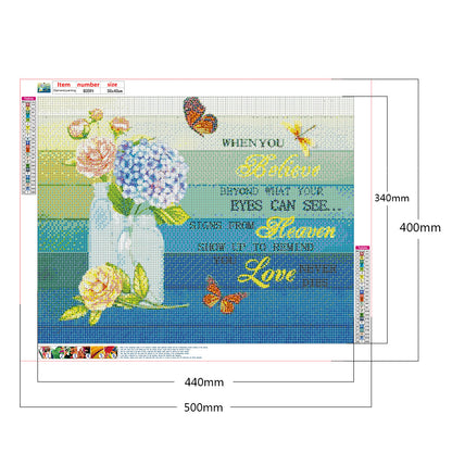 Flowers And Herbs In English - Full Round Drill Diamond Painting 50*40CM