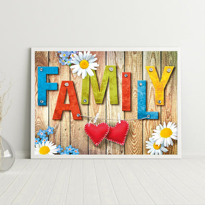 Family - 11CT Stamped Cross Stitch 46*36CM