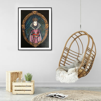 Mirror Witch - Full Round Drill Diamond Painting 40*50CM