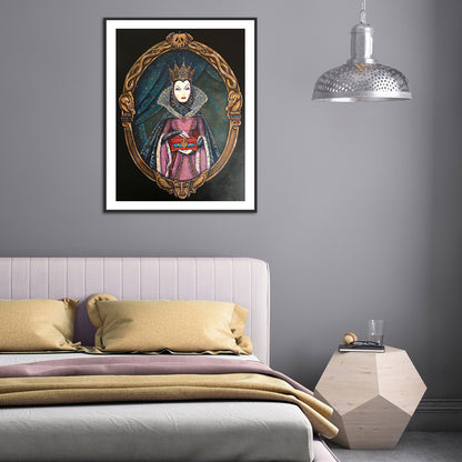 Mirror Witch - Full Round Drill Diamond Painting 40*50CM